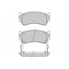 12-0721 E.T.F. Комплект тормозных колодок, дисковый тормоз