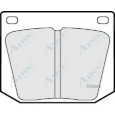 PAD541 APEC Комплект тормозных колодок, дисковый тормоз