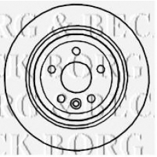 BBD4767 BORG & BECK Тормозной диск