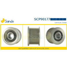 SCP90177.1 SANDO Ременный шкив, генератор