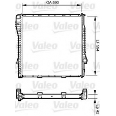 734894 VALEO Радиатор, охлаждение двигателя