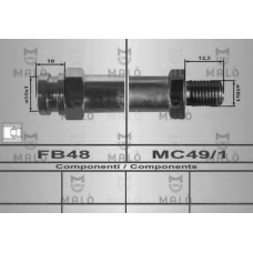 80396 Malo Тормозной шланг