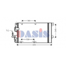 152001N AKS DASIS Конденсатор, кондиционер