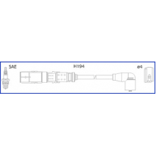 134794 HITACHI Комплект проводов зажигания