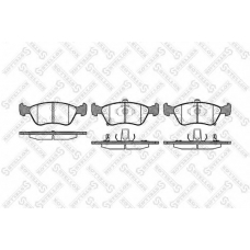 687 002B-SX STELLOX Комплект тормозных колодок, дисковый тормоз