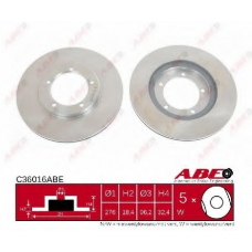 C36016ABE ABE Тормозной диск