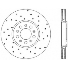 BDRS1667.25 OPEN PARTS Тормозной диск