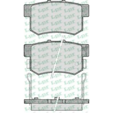 05P508 LPR Комплект тормозных колодок, дисковый тормоз