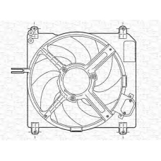 069422008010 MAGNETI MARELLI Вентилятор, охлаждение двигателя