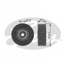 T36004 GATES Паразитный / ведущий ролик, поликлиновой ремень
