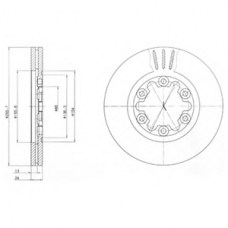 BG3559 DELPHI Тормозной диск