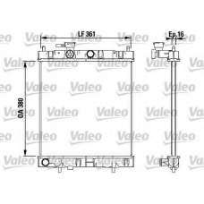 731852 VALEO Радиатор, охлаждение двигателя