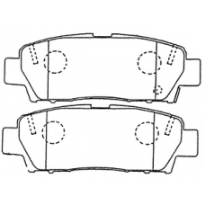 PN-1323 JNBK Колодки тормозные