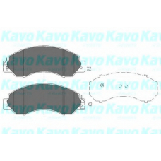 KBP-6592 KAVO PARTS Комплект тормозных колодок, дисковый тормоз