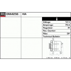 DRA4256 DELCO REMY Генератор