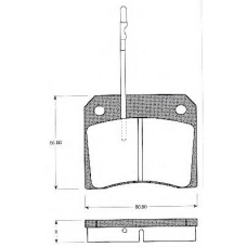 BLF297 QUINTON HAZELL Комплект тормозных колодок, дисковый тормоз