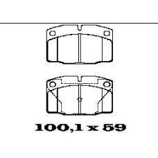 BL1185A2 FTE Колодки тормозные