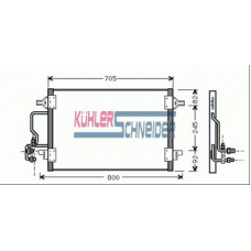 5022001 KUHLER SCHNEIDER Конденсатор, кондиционер