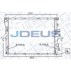 030M29 JDEUS Радиатор, охлаждение двигателя