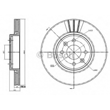 0 986 BB4 299 BOSCH Тормозной диск