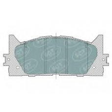 SP 325 PR SCT Комплект тормозных колодок, дисковый тормоз