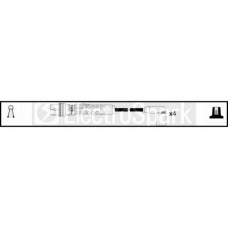 OEK1076 STANDARD Комплект проводов зажигания