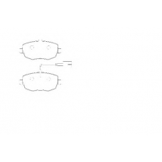 WBP24073B WAGNER LOCKHEED Комплект тормозных колодок, дисковый тормоз