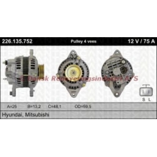 20-226-135-752 TRISCAN Генератор