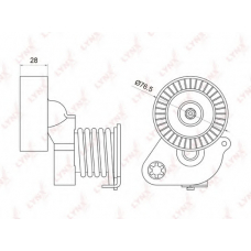 PT3019 LYNX Натяжитель ремня