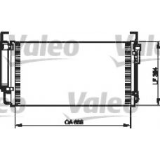 814340 VALEO Конденсатор, кондиционер