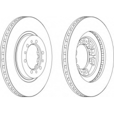 DDF1109-1 FERODO Тормозной диск