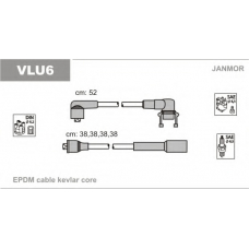 VLU6 JANMOR Комплект проводов зажигания