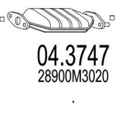 04.3747 MTS Катализатор