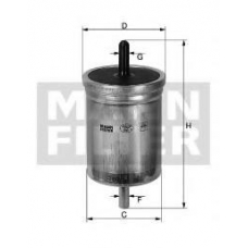 WK 512/1 MANN-FILTER Топливный фильтр