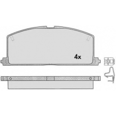 RA.0575.0 RAICAM Комплект тормозных колодок, дисковый тормоз