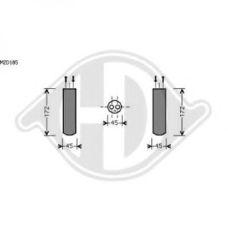 8561803 DIEDERICHS Осушитель, кондиционер