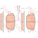GDB1851 TRW Комплект тормозных колодок, дисковый тормоз