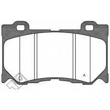 BPA1372.01 OPEN PARTS Комплект тормозных колодок, дисковый тормоз