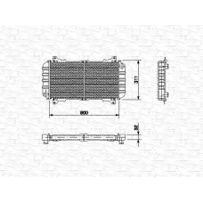 350213479000 MAGNETI MARELLI Радиатор, охлаждение двигателя