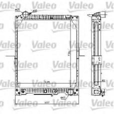 732993 VALEO Радиатор, охлаждение двигателя