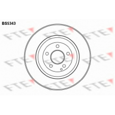 BS5343 FTE Тормозной диск
