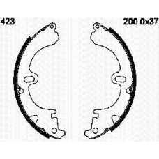 8100 13423 TRISCAN Комплект тормозных колодок