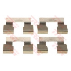 PFK408 TRW Комплектующие, колодки дискового тормоза