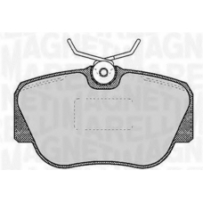 363916060305 MAGNETI MARELLI Комплект тормозных колодок, дисковый тормоз