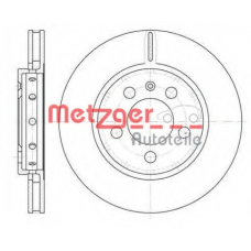 6110190 METZGER Тормозной диск