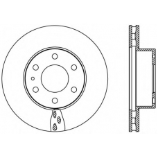 BDA2390.20 OPEN PARTS Тормозной диск