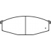 BPA0129.10 OPEN PARTS Комплект тормозных колодок, дисковый тормоз