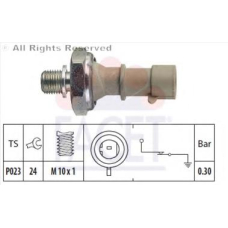 7.0162 FACET Датчик давления масла
