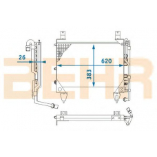 7004074 BEHR Condenser