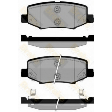 PA1843 BRAKE ENGINEERING Комплект тормозных колодок, дисковый тормоз